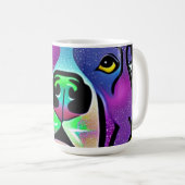 Mug Pitbull Dog Pop Art (Devant droit)