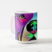 Mug Pitbull Dog Pop Art (Devant gauche)