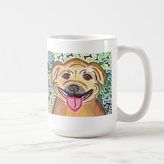 Mug Pitbull heureux (Droite)
