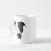 Mug Pitbull noir et blanc (Devant gauche)