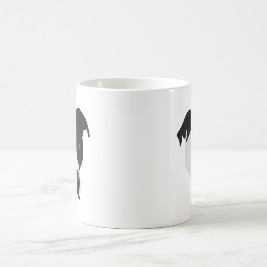 Mug Pitbull noir et blanc (Centre)