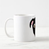 Mug Pitbull noir font face (Gauche)