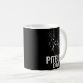Mug Pitbull Papa DogDog pour les propriétaires de chie (Devant droit)