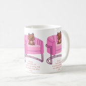 Mug Pitbull Power : Sip and Smile with a Comic Twist (Devant droit)