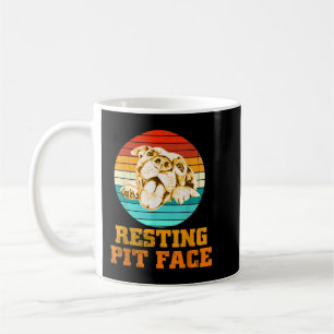 Mug Pitbull Repose Pit Face Pitbull Chiens Vintages Ai