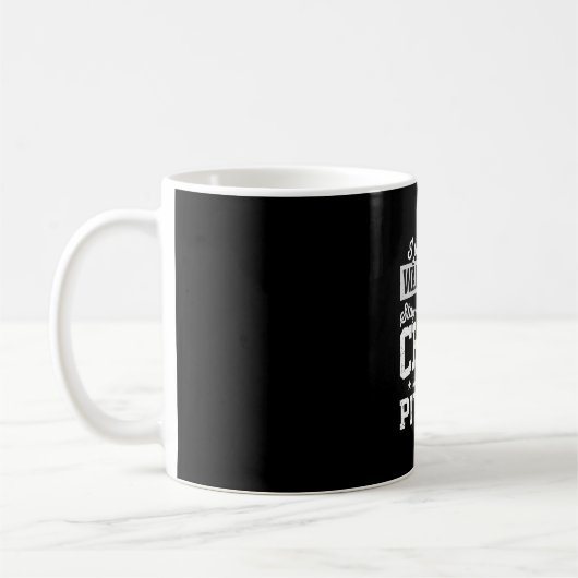 Mug Pitbull Reste à la Maison et se Détendre Design (Gauche)
