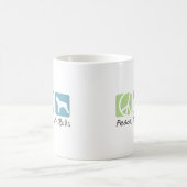 Mug Pitbulls d'amour de paix (Centre)