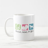 Mug Pitbulls d'amour de paix (Gauche)
