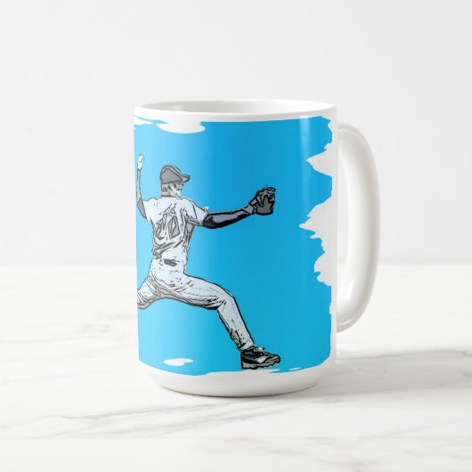 Mug Pitcher de baseball (Devant droit)