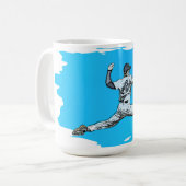 Mug Pitcher de baseball (Devant gauche)