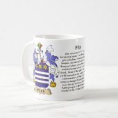 Mug Pitt, l'origine, la signification et la crête (Devant gauche)