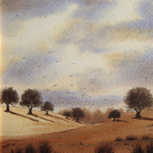 Mug pittoresque automne paysage photo art original