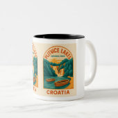Mug pittoresque des lacs Plitvice Croatie - Nature (Devant droit)