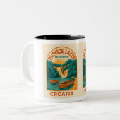 Mug pittoresque des lacs Plitvice Croatie - Nature (Devant gauche)