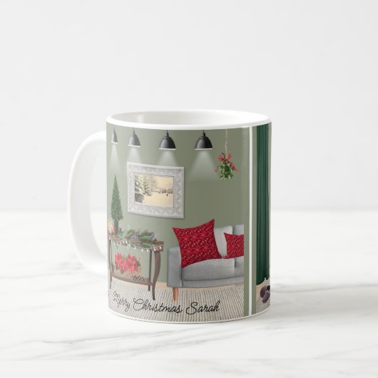 Mug pittoresque scène de Noël (Devant gauche)