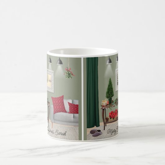 Mug pittoresque scène de Noël (Centre)