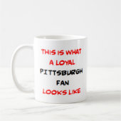 Mug pittsburgh fan, loyal (Gauche)