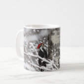 Mug Pivert en hiver (Devant gauche)