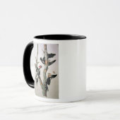 Mug pivert Ivoire-affiché, des 'oiseaux d'America (Devant gauche)