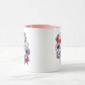 Mug Pivoine de fleur sauvage florale avec le jour de (Centre)