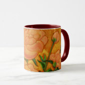 Mug Pivoine ~ (Paeonia) (Devant droit)