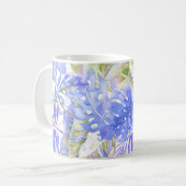 Mug Pix Dezines Hawaiian Jungle Cornflower Green (Devant gauche)