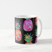Mug PixDezines Aloha Ananas+Aquarelle Florale (Devant droit)