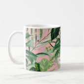 Mug PixDezines Aquarelle Foliage tropical (Gauche)