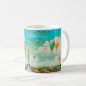 Mug PixDezines ballons vintage/eiffel/paris (Devant droit)