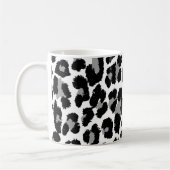Mug PixDezines black and white leopard print (Gauche)