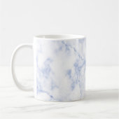 Mug PixDezines BLUE n WHITE MARBLE (Gauche)