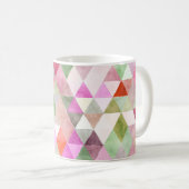 Mug PixDezines Boho Triangles géométriques/réglables (Devant droit)