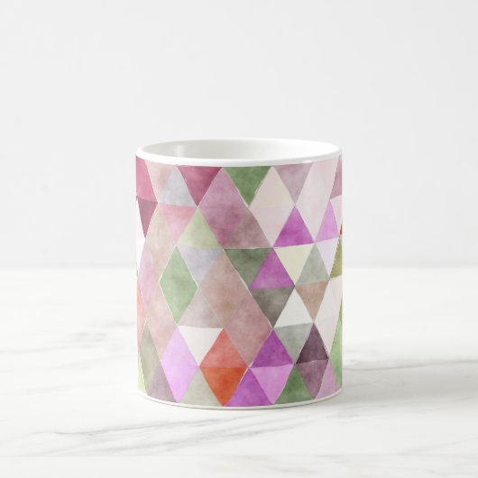Mug PixDezines Boho Triangles géométriques/réglables (Centre)