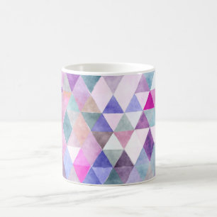 Mug PixDezines Boho Triangles géométriques/réglables