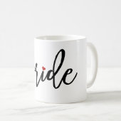 Mug PixDezines Bride/Modern Script (Devant droit)