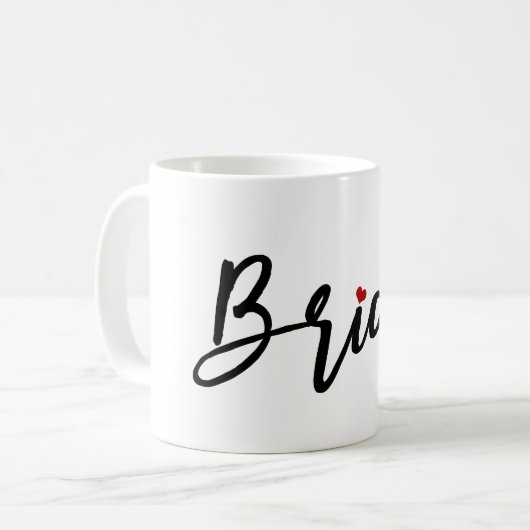 Mug PixDezines Bride/Modern Script (Devant gauche)
