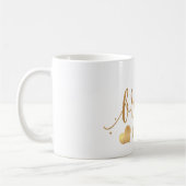 Mug PixDezines Bridesmaid/Faux Gold/Modern Script (Gauche)