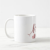 Mug PixDezines Bridesmaid/Faux Rose Gold/Modern Script (Gauche)