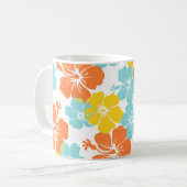 Mug PixDezines couleur hibiscus/do-it-yourself arrière (Devant gauche)