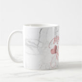 Mug PixDezines Demoiselle d'Honneur/Faux Or Rose+Marbr (Gauche)