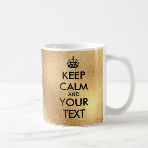 Mug PixDezines do-it-yourself Conserver le calme/Faux