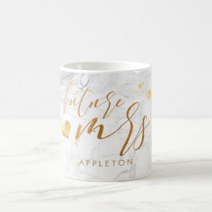 Mug PixDezines Future Mme/Faux Gold/Modern Script