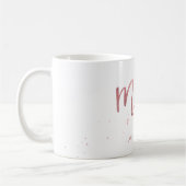 Mug PixDezines Future Mme/Faux Rose Gold/Modern Script (Gauche)