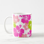 Mug PixDezines hibiscus/couleur de fond DIY (Gauche)