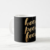 Mug PixDezines Hocus/Pocus/Focus/Faux Gold/do-it-yours (Devant gauche)