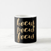 Mug PixDezines Hocus/Pocus/Focus/Faux Gold/do-it-yours (Centre)