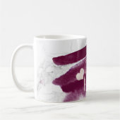 Mug PixDezines Maid of Honor|Blush Pink+Burgundy (Gauche)