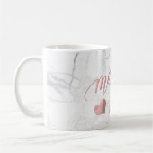 Mug PixDezines Maid of Honor/Faux Rose Gold/Fun Script (Gauche)