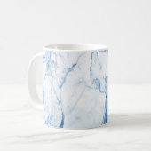 Mug PixDezines MARBRE BLEU et BLANC (Devant gauche)