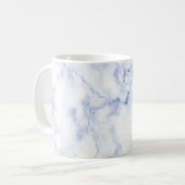 Mug PixDezines MARBRE BLEU et BLANC (Devant gauche)